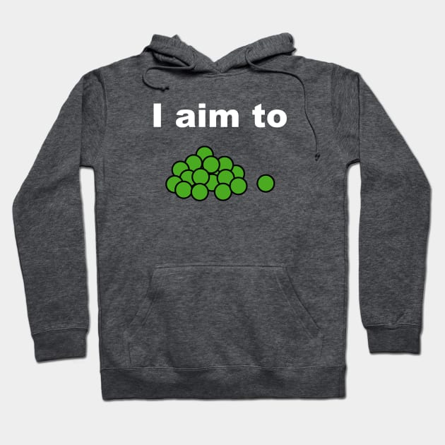 I Aim To Peas Hoodie by Vault Emporium